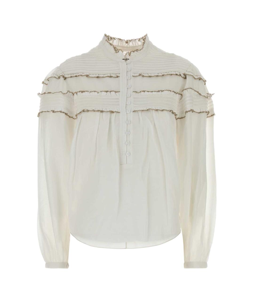 ISABEL MARANT Белая хлопковая рубашка, фото 1