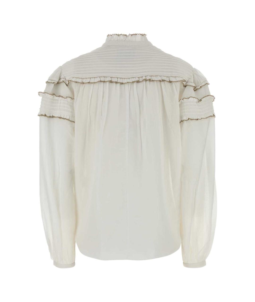ISABEL MARANT Белая хлопковая рубашка, фото 2