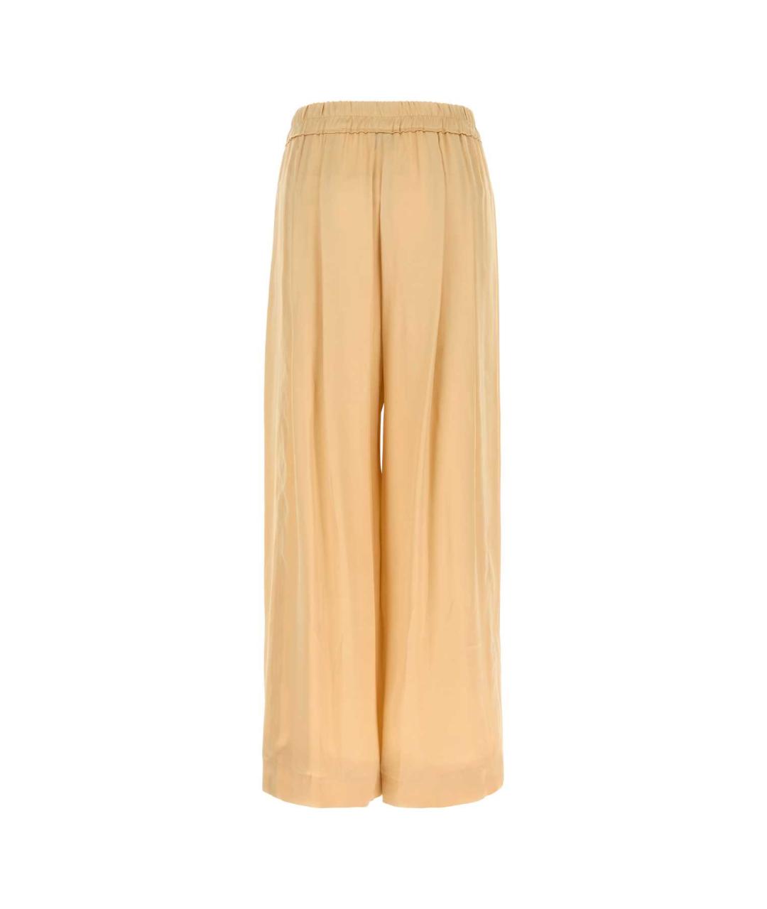ISABEL MARANT Оранжевые вискозные прямые брюки, фото 2