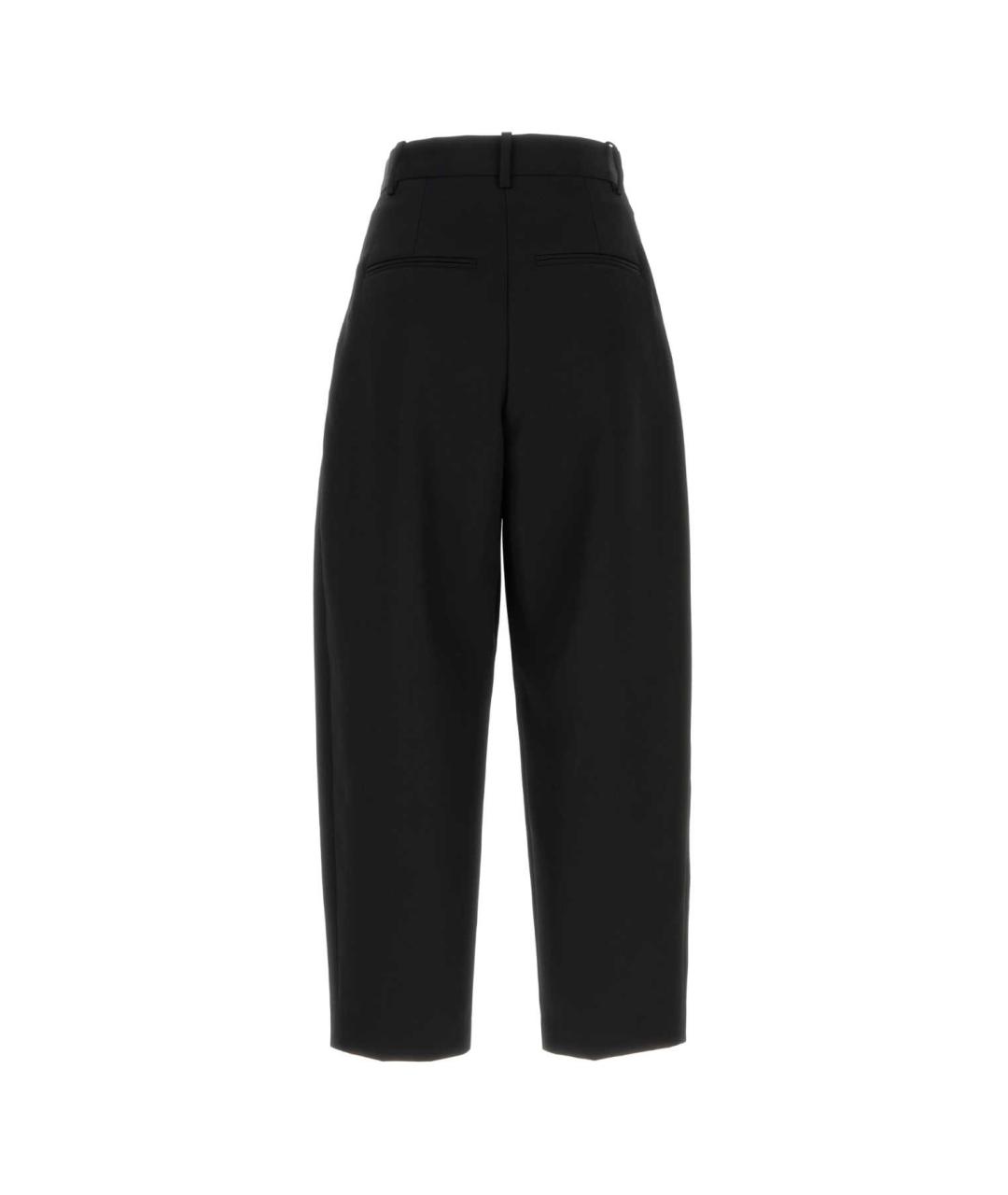 ISABEL MARANT Черные шерстяные прямые брюки, фото 2