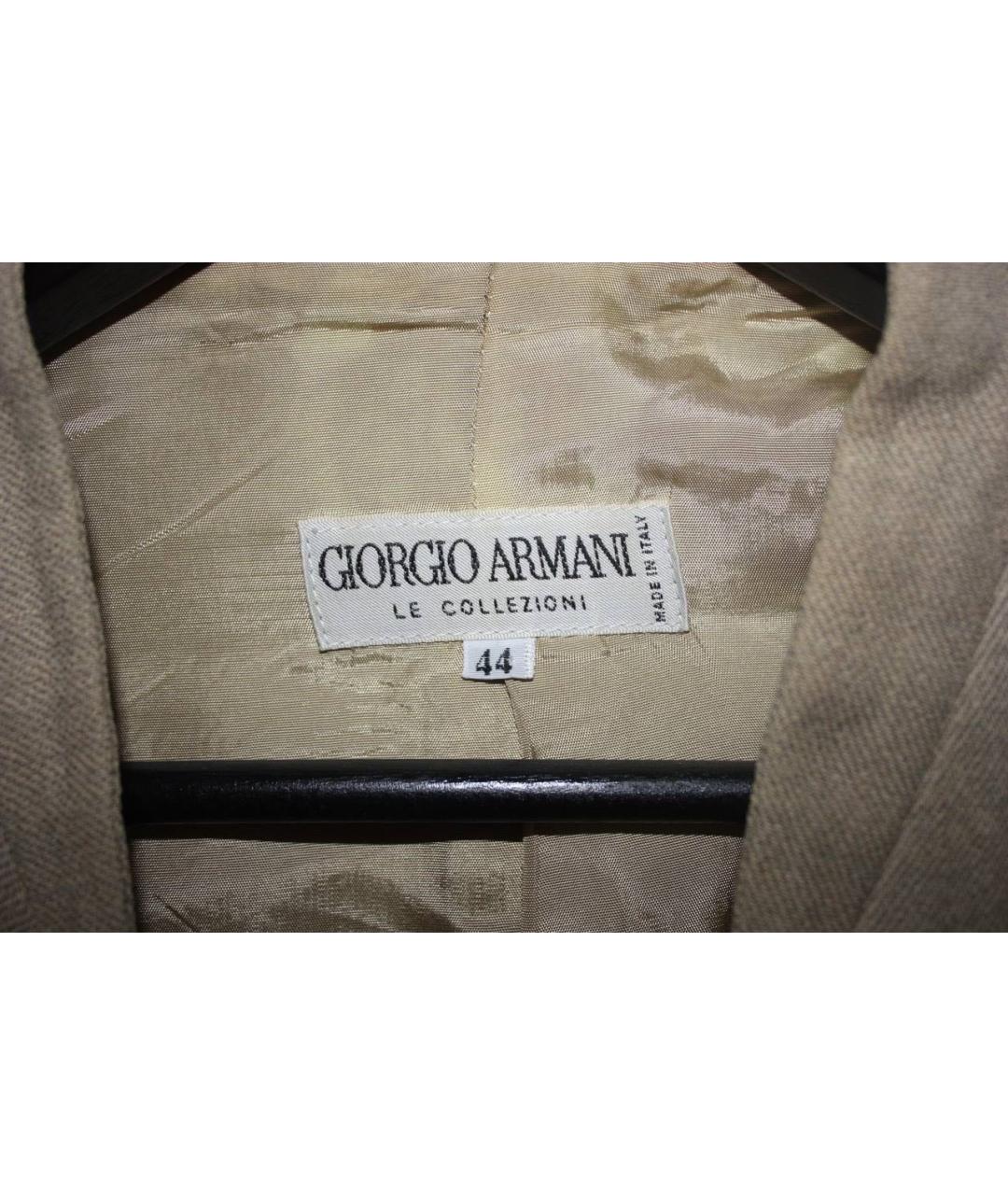 GIORGIO ARMANI Горчичный льняной пиджак, фото 3