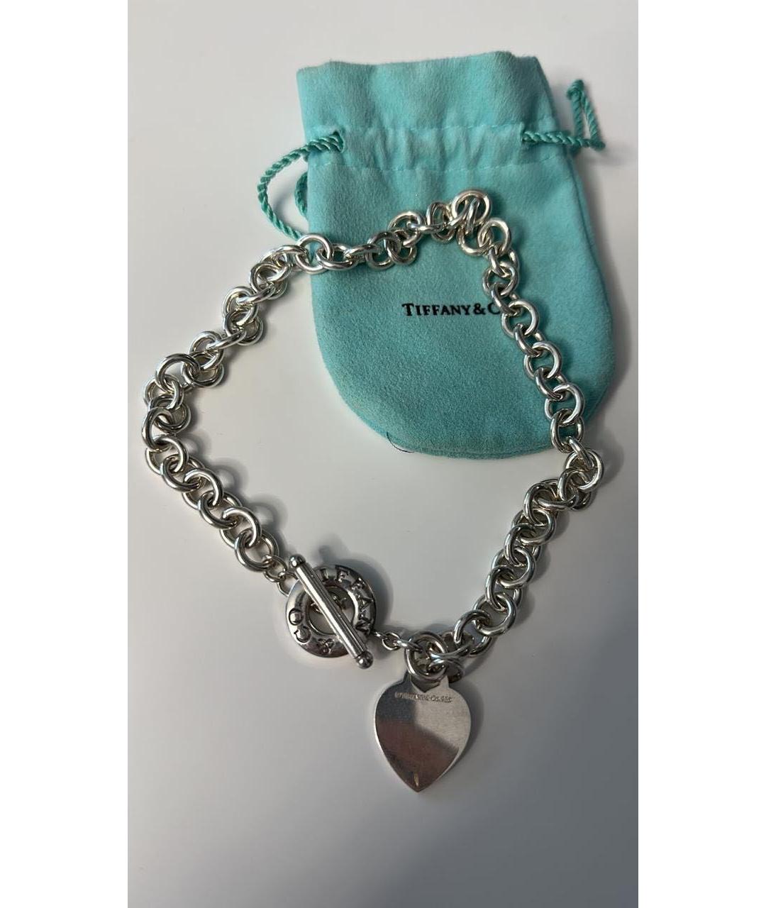 TIFFANY&CO Серебряное серебряное колье, фото 9