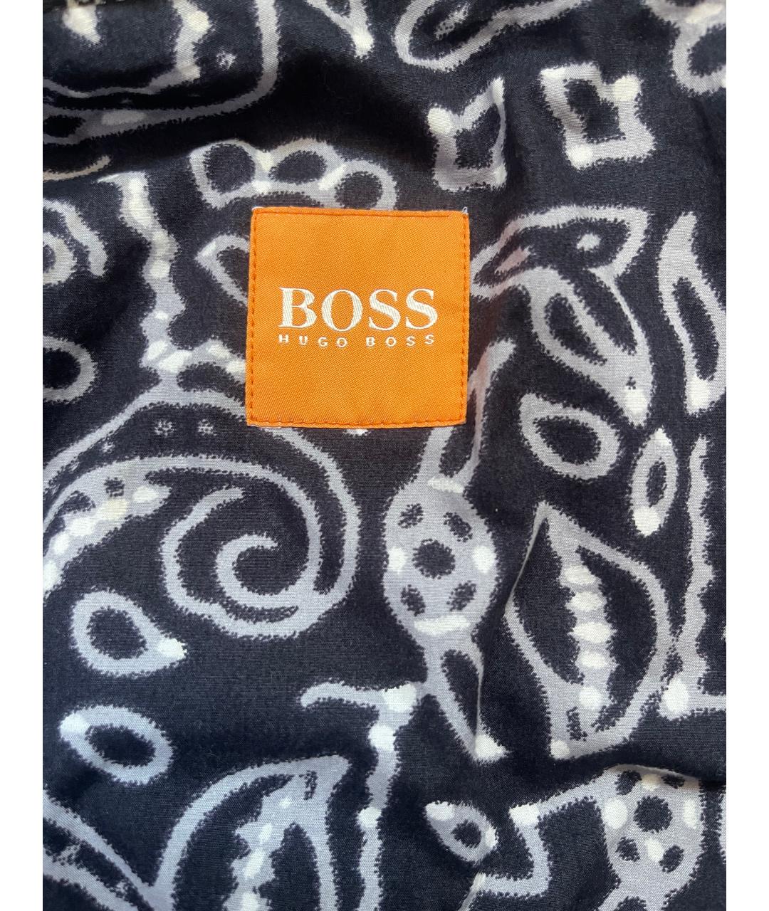 HUGO BOSS Коричневая кожаная куртка, фото 3