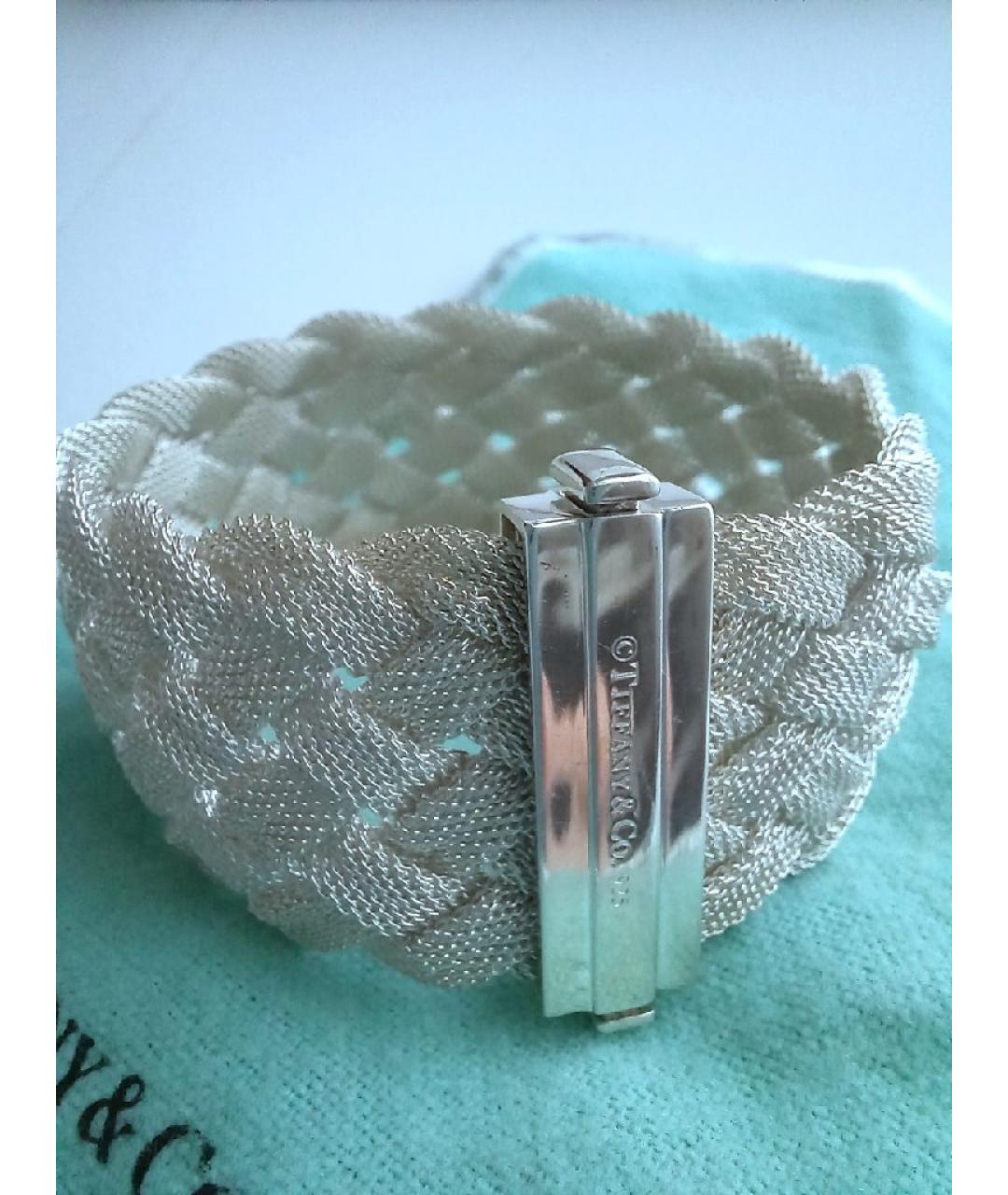 TIFFANY&CO Бежевый серебряный браслет, фото 8