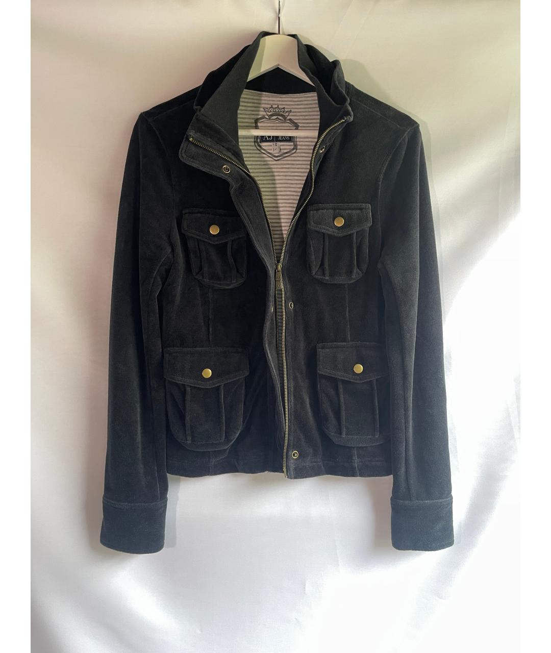 ARMANI JEANS Синяя замшевая куртка, фото 6