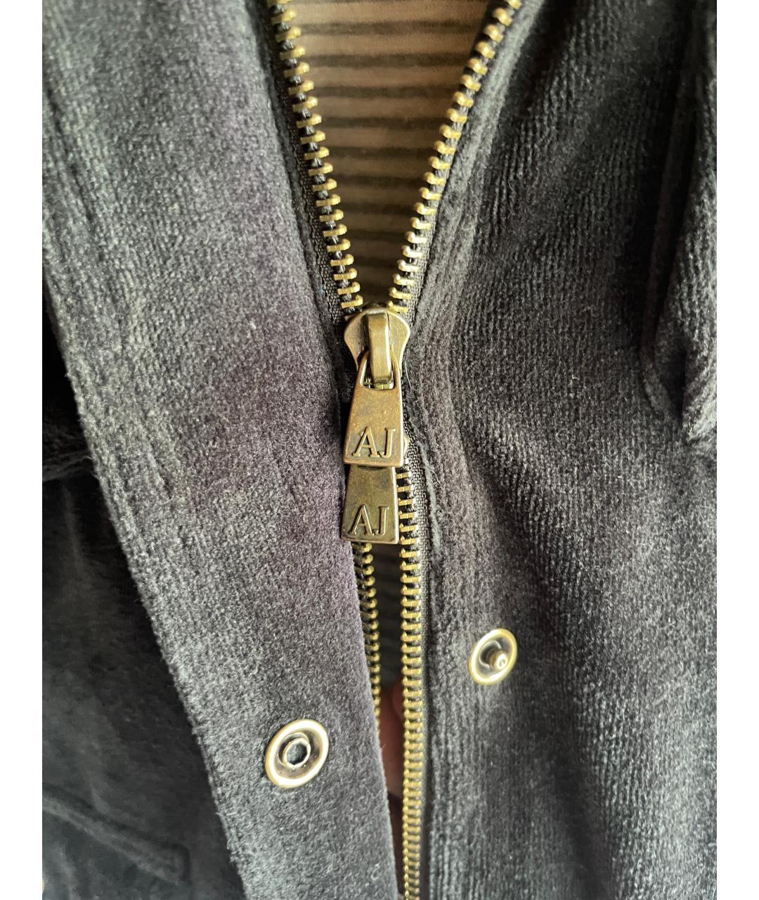 ARMANI JEANS Синяя замшевая куртка, фото 4