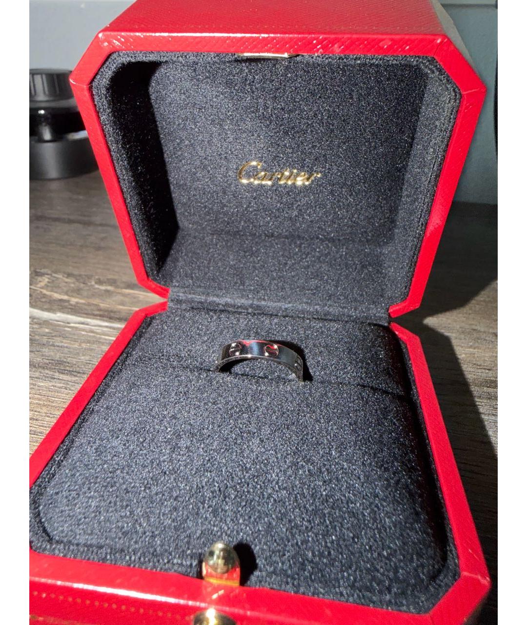 CARTIER Белое кольцо из белого золота, фото 3