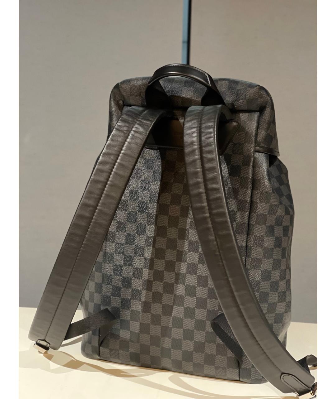 LOUIS VUITTON Черный рюкзак, фото 3