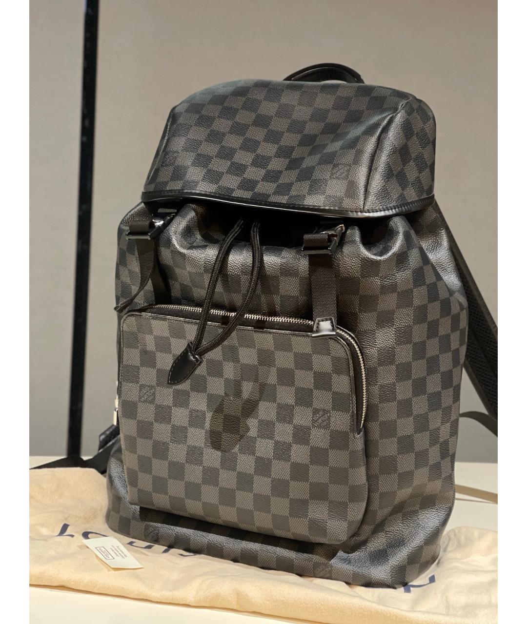 LOUIS VUITTON Черный рюкзак, фото 7