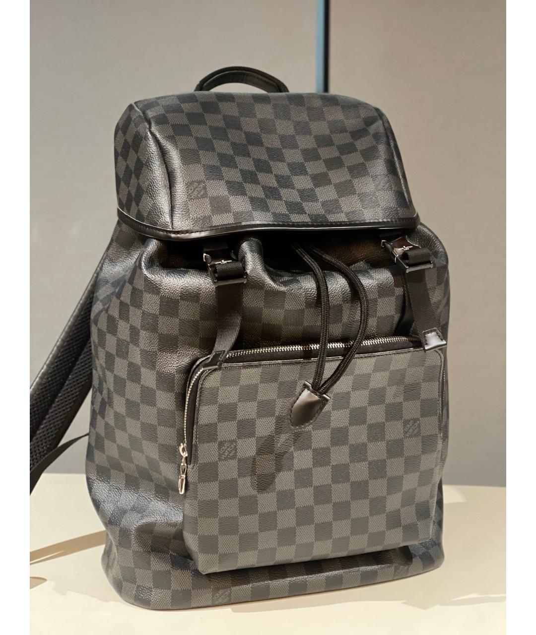 LOUIS VUITTON Черный рюкзак, фото 2