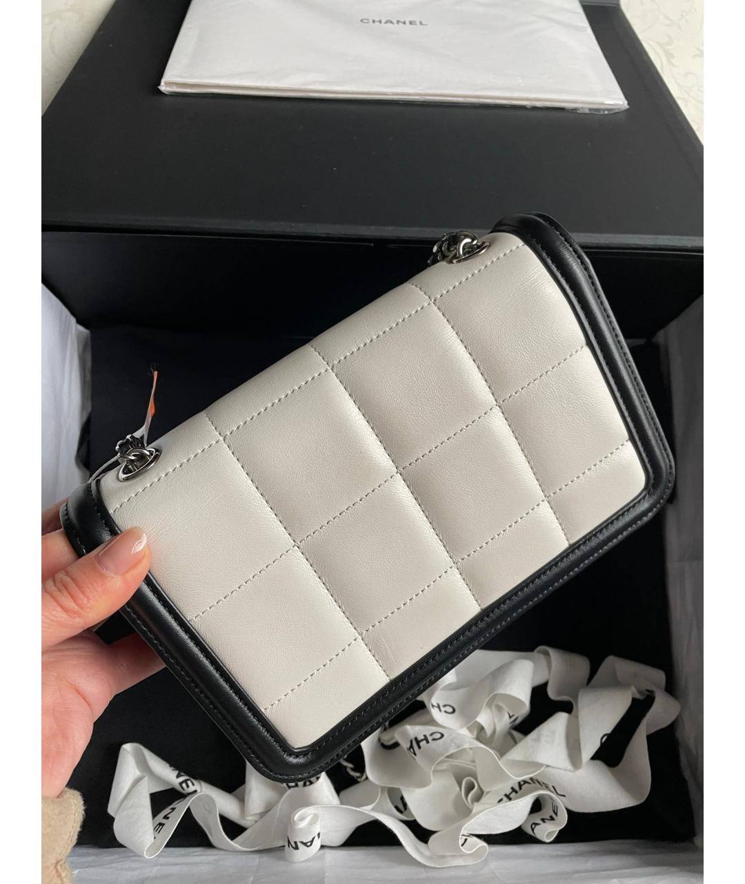 CHANEL Белая сумка через плечо, фото 3