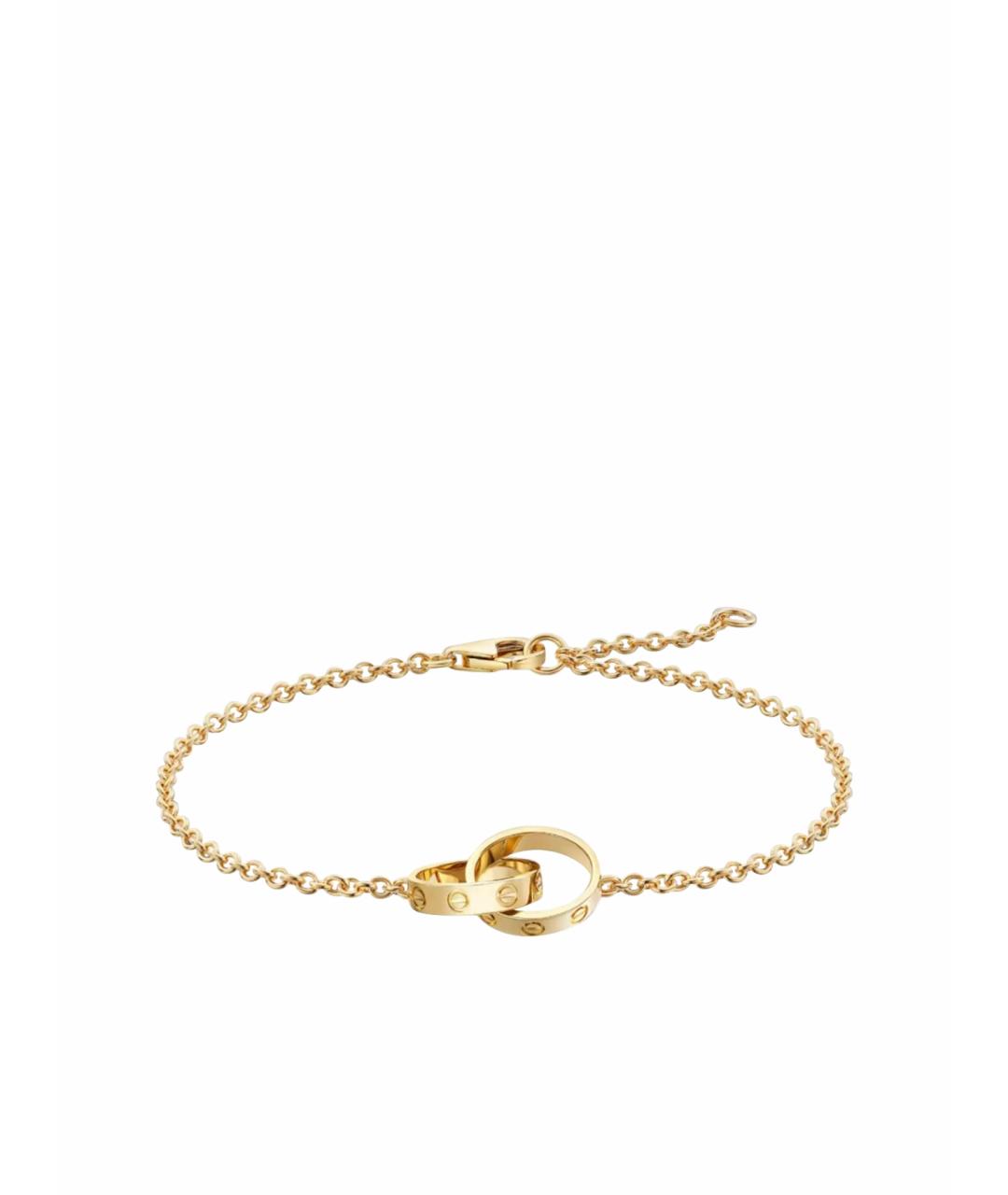 CARTIER Желтый браслет из желтого золота, фото 1