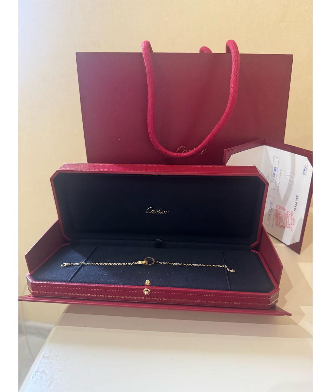 CARTIER Желтый браслет из желтого золота, фото 2