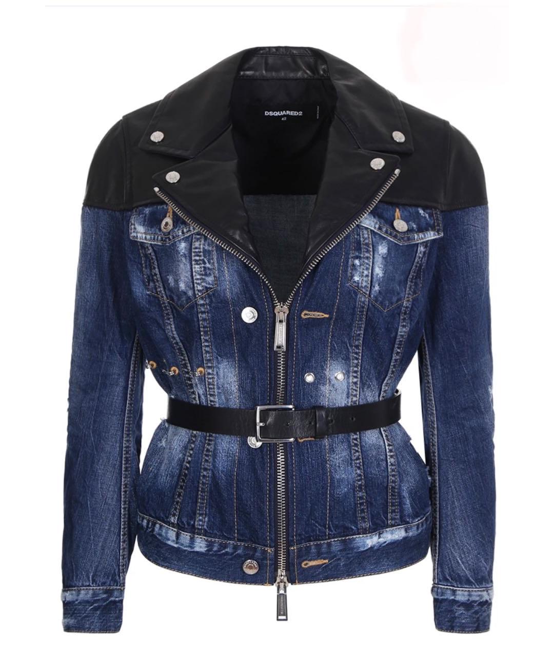 DSQUARED2 Синяя деним куртка, фото 5