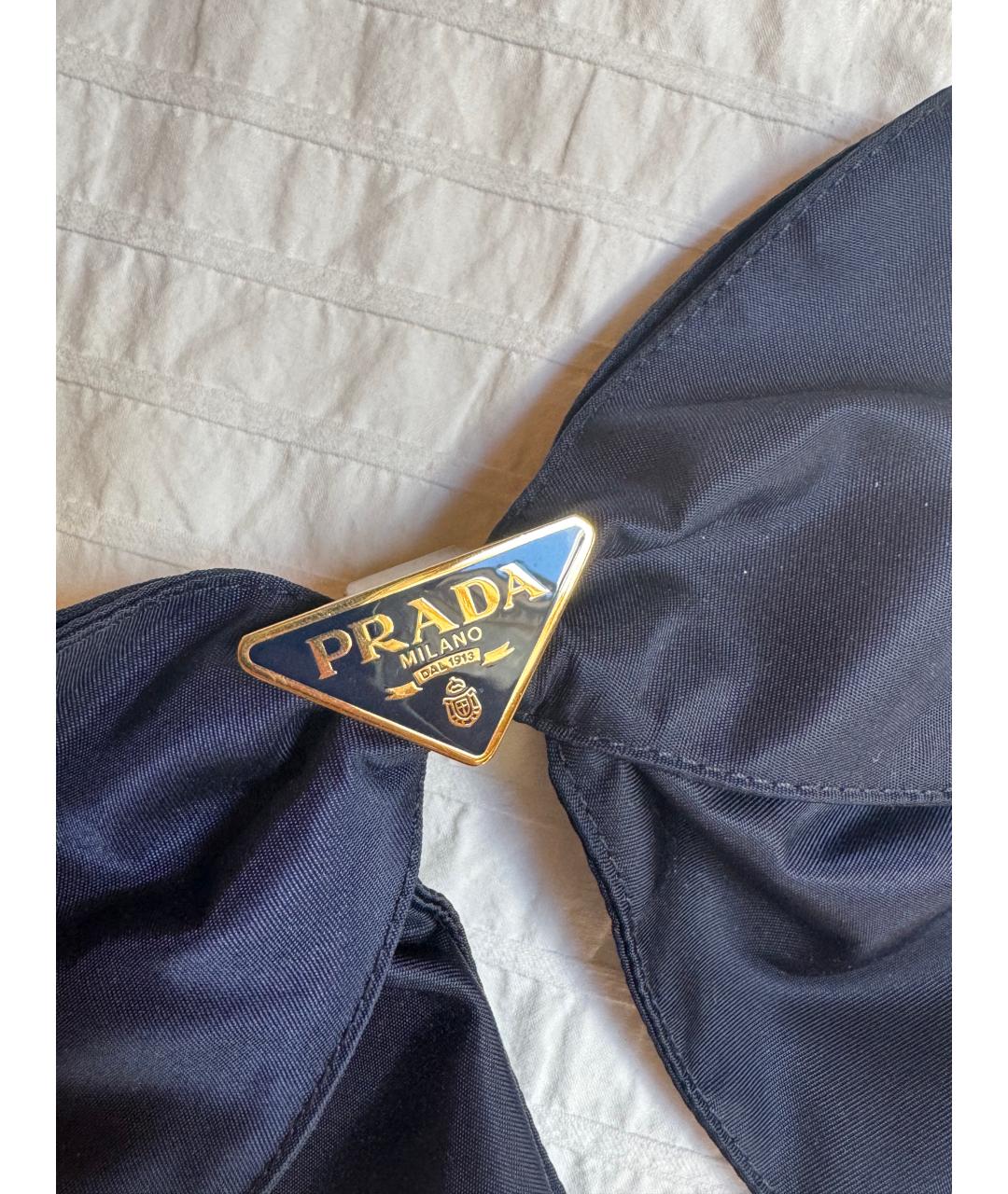 PRADA Темно-синяя заколка, фото 2