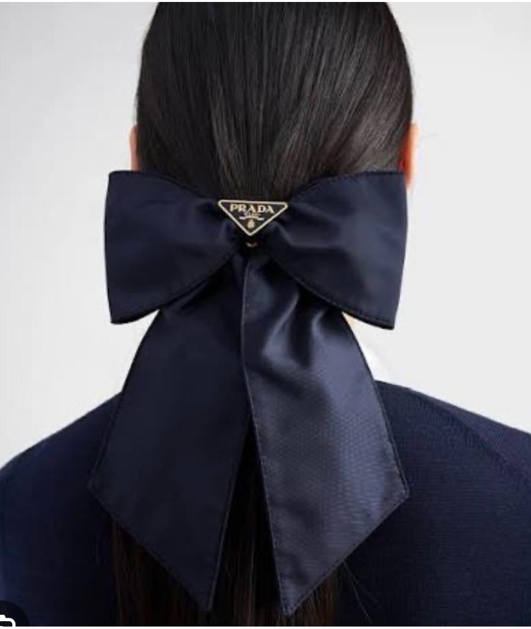 PRADA Темно-синяя заколка, фото 5