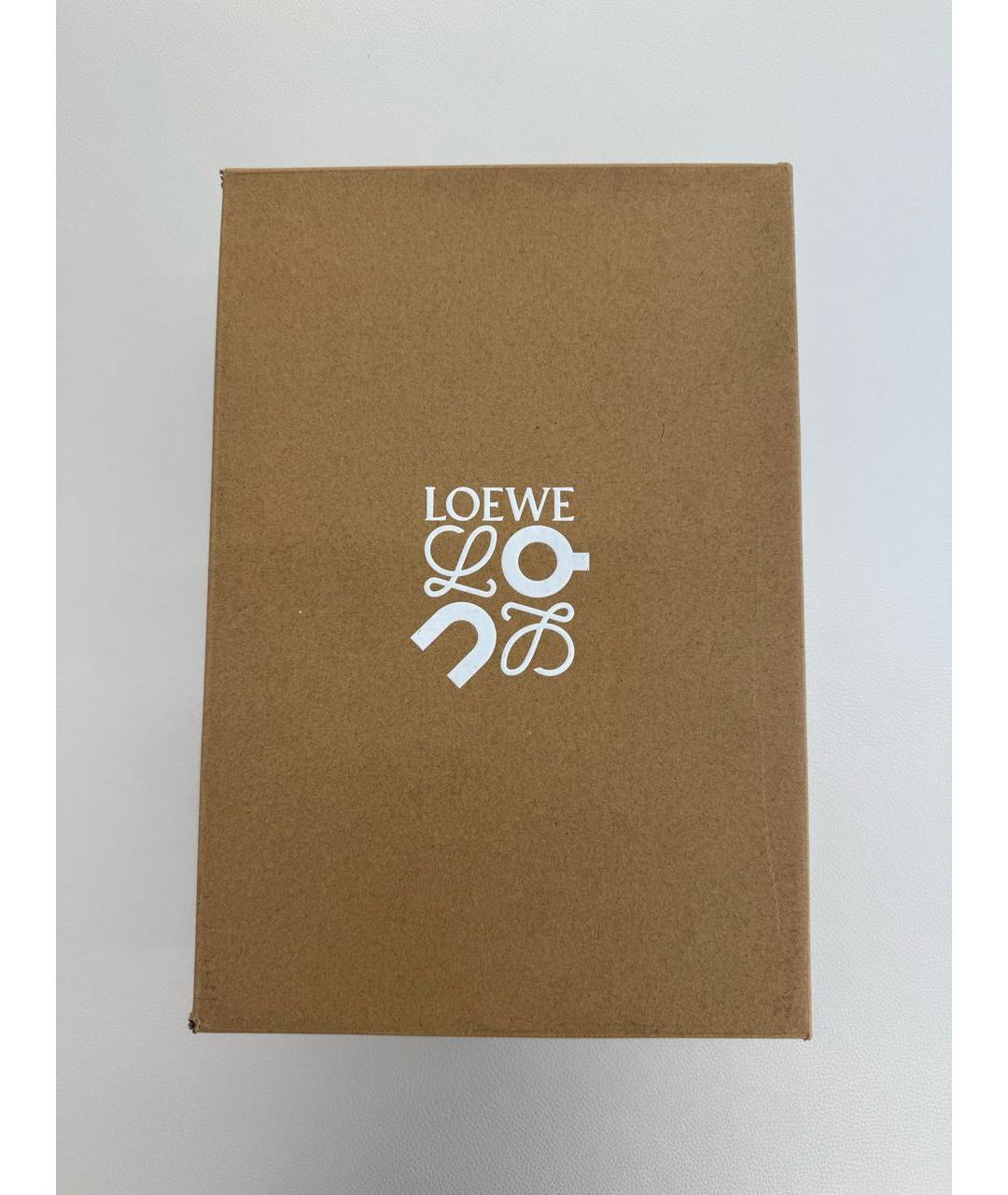 LOEWE Белые кроссовки, фото 5