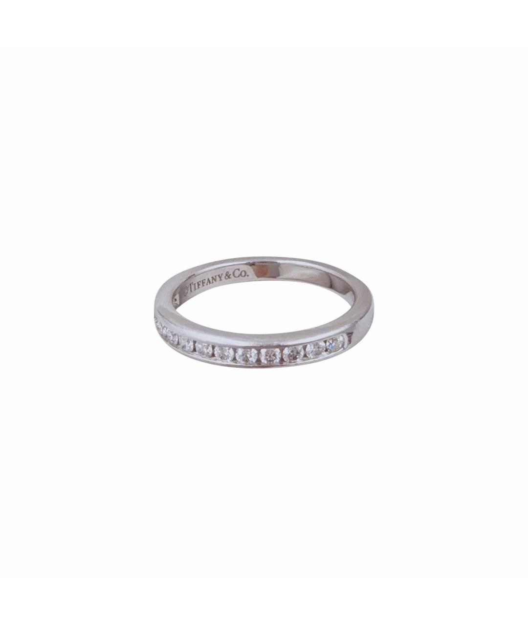 TIFFANY&CO Белое платиновое кольцо, фото 1