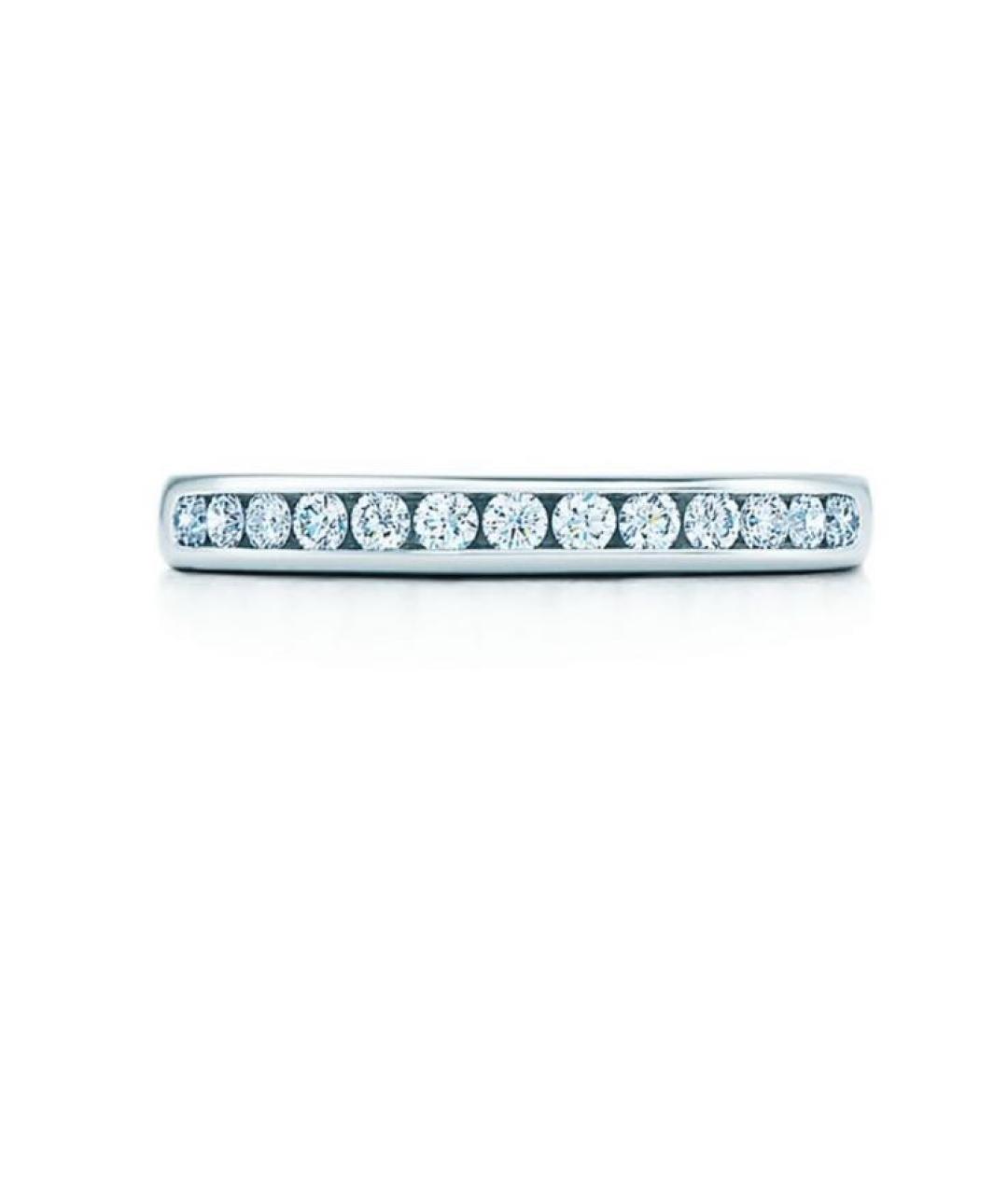 TIFFANY&CO Белое платиновое кольцо, фото 7