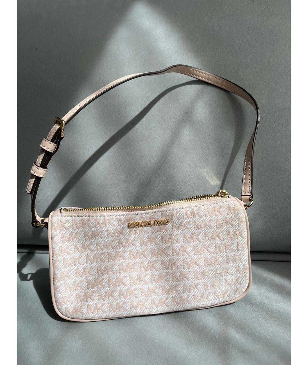 MICHAEL KORS Бежевая сумка через плечо, фото 5