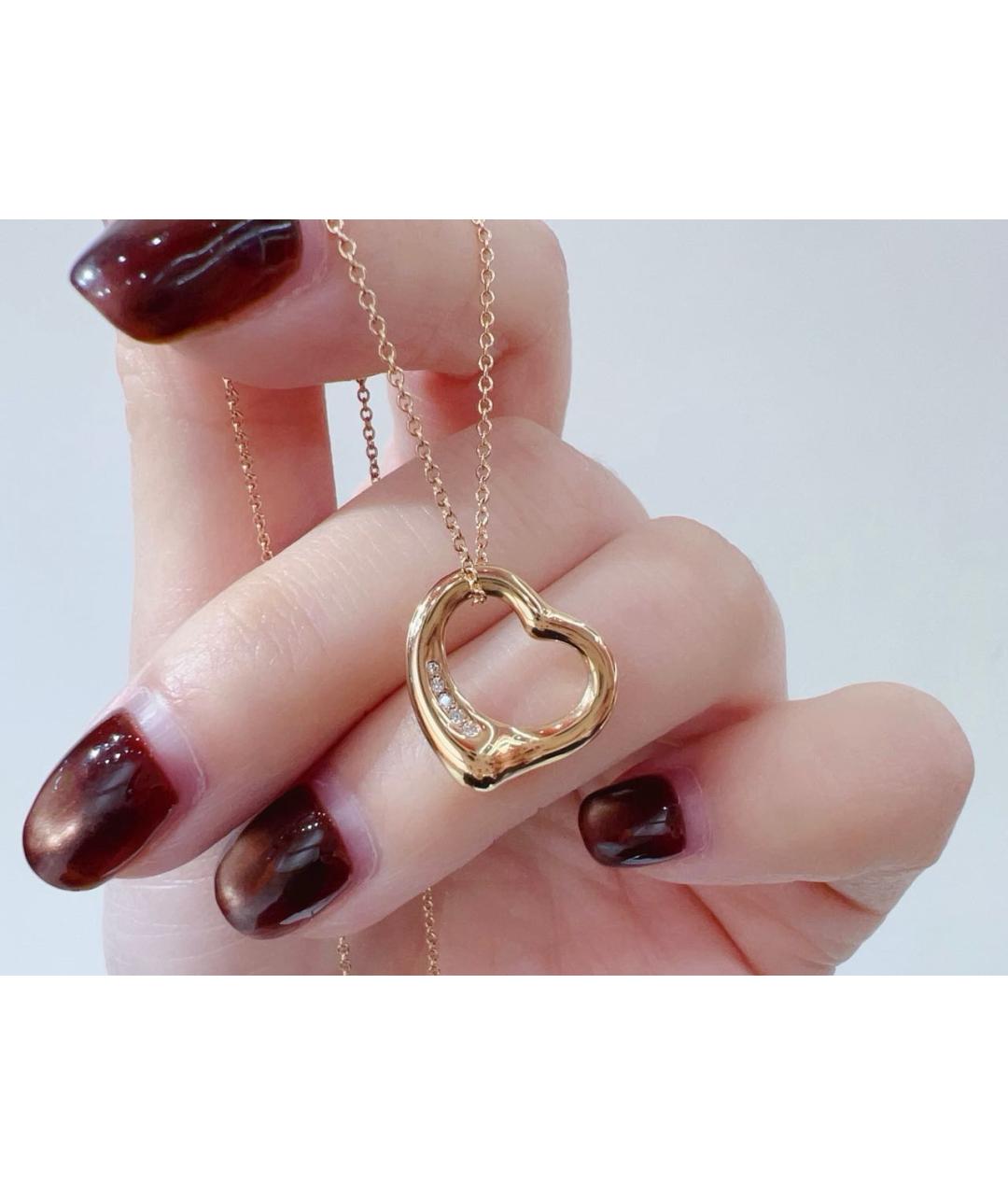 TIFFANY&CO Розовое колье из розового золота, фото 4