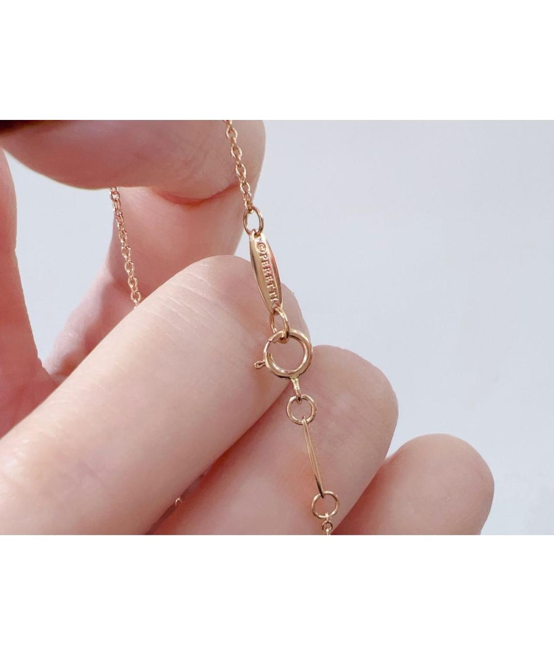 TIFFANY&CO Розовое колье из розового золота, фото 6