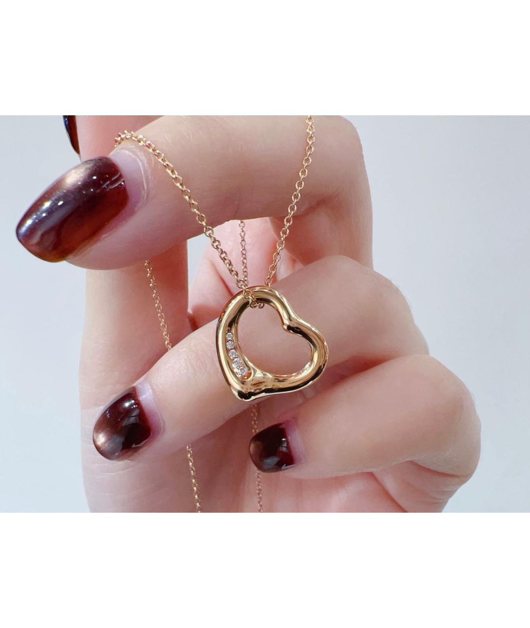 TIFFANY&CO Розовое колье из розового золота, фото 5
