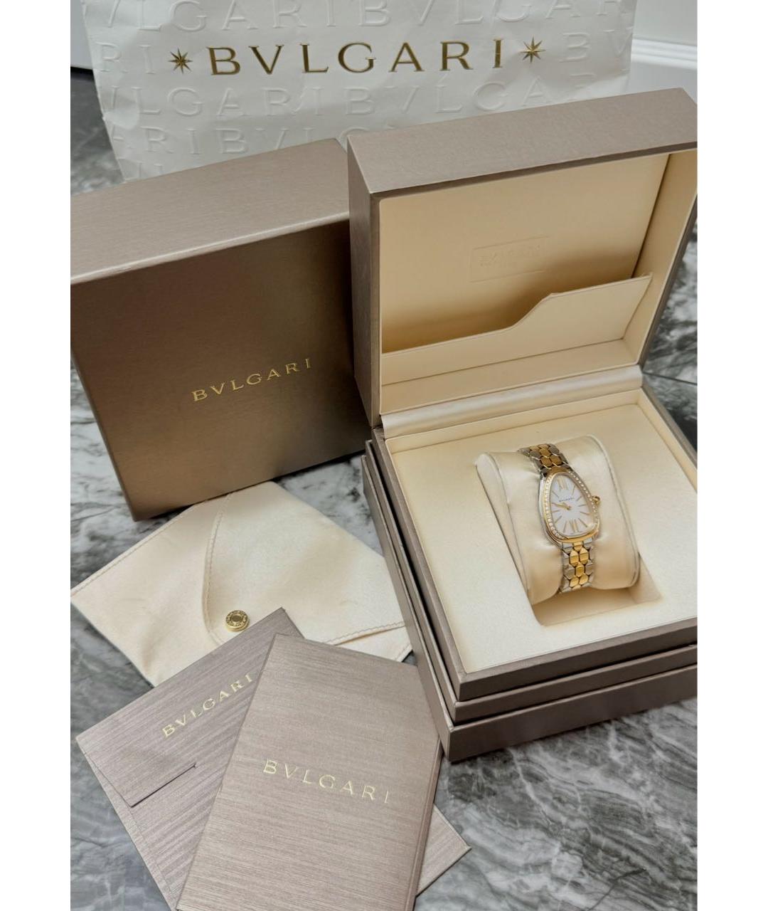 BVLGARI Золотые часы из розового золота, фото 4