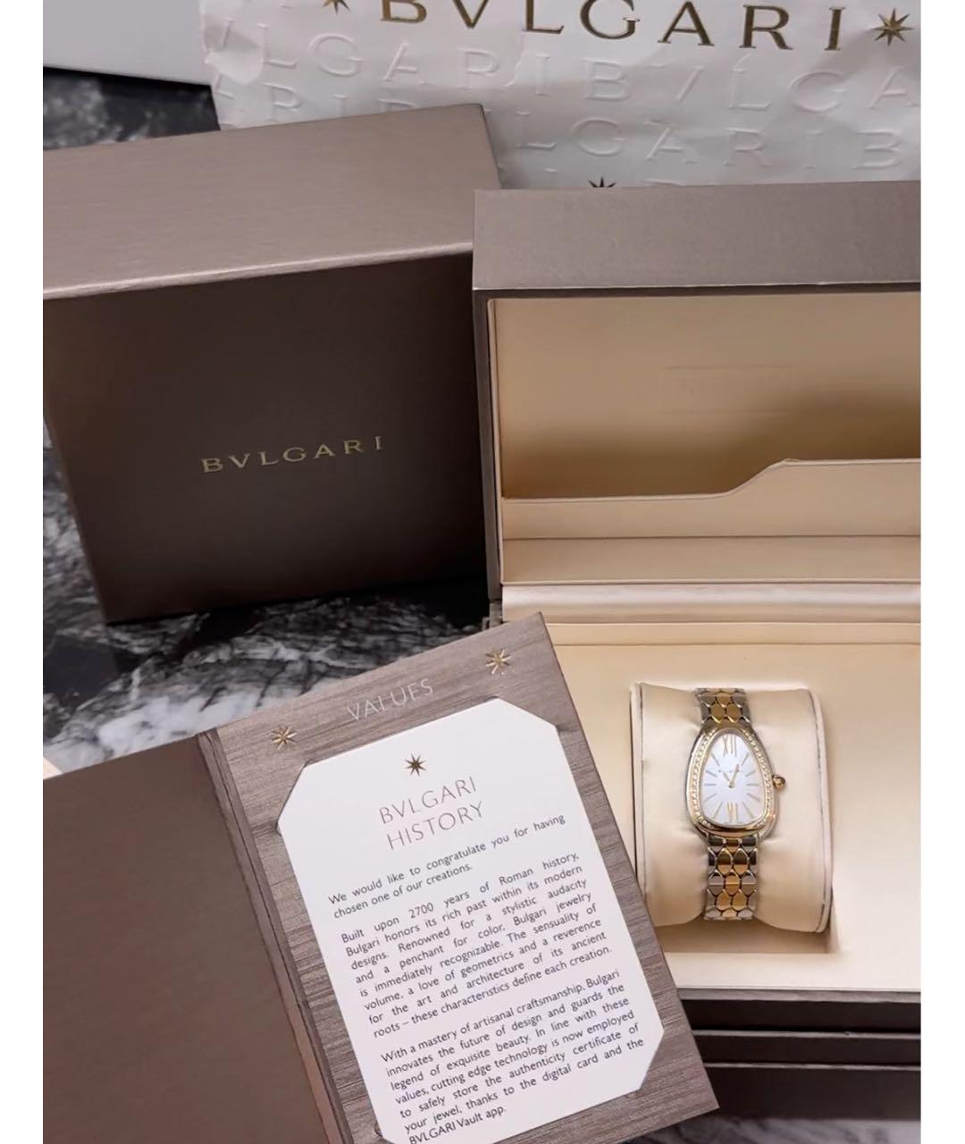 BVLGARI Золотые часы из розового золота, фото 7