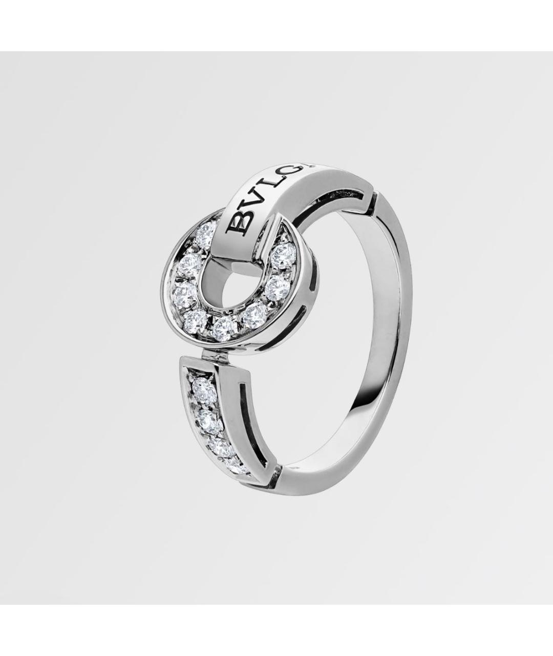 BVLGARI Белое кольцо из белого золота, фото 7