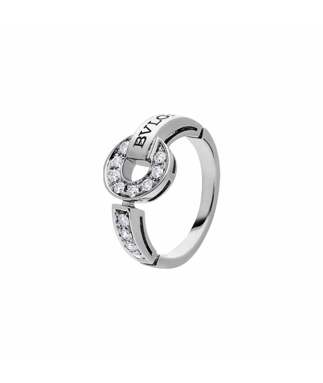 BVLGARI Белое кольцо из белого золота, фото 1