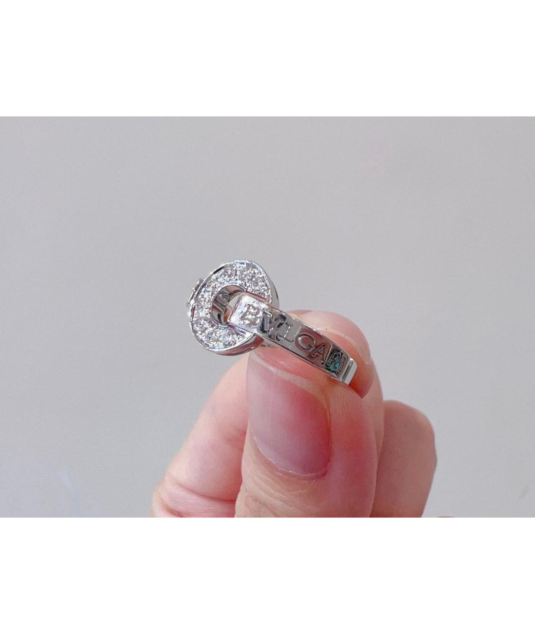 BVLGARI Белое кольцо из белого золота, фото 5