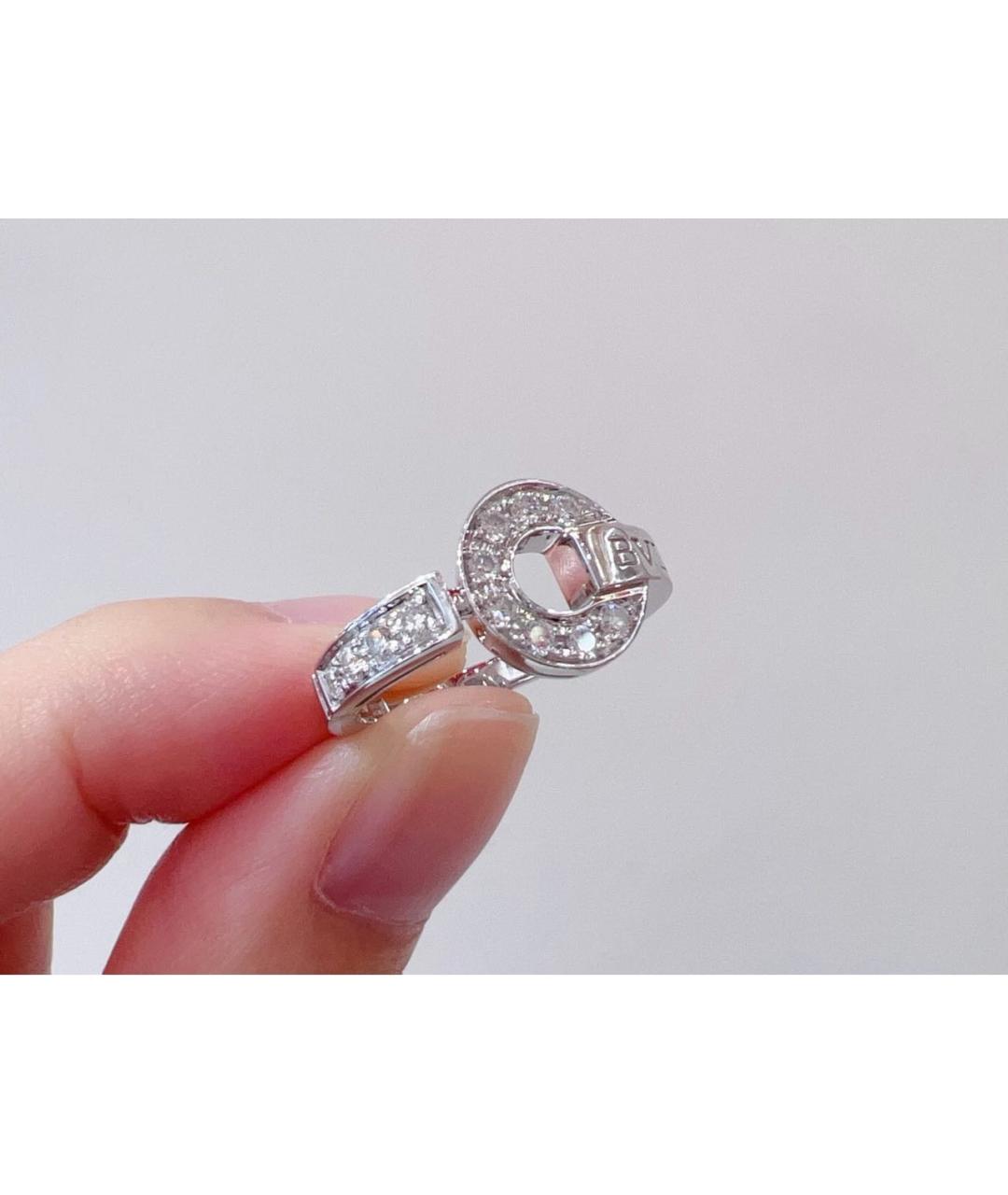 BVLGARI Белое кольцо из белого золота, фото 4