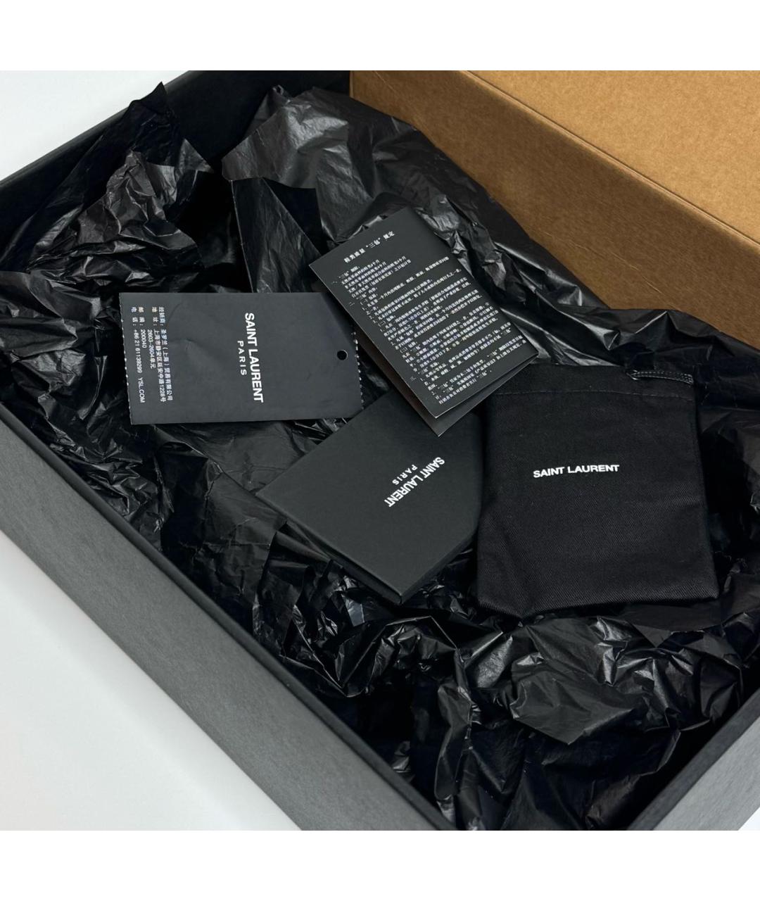 SAINT LAURENT Белые кожаные кеды, фото 6