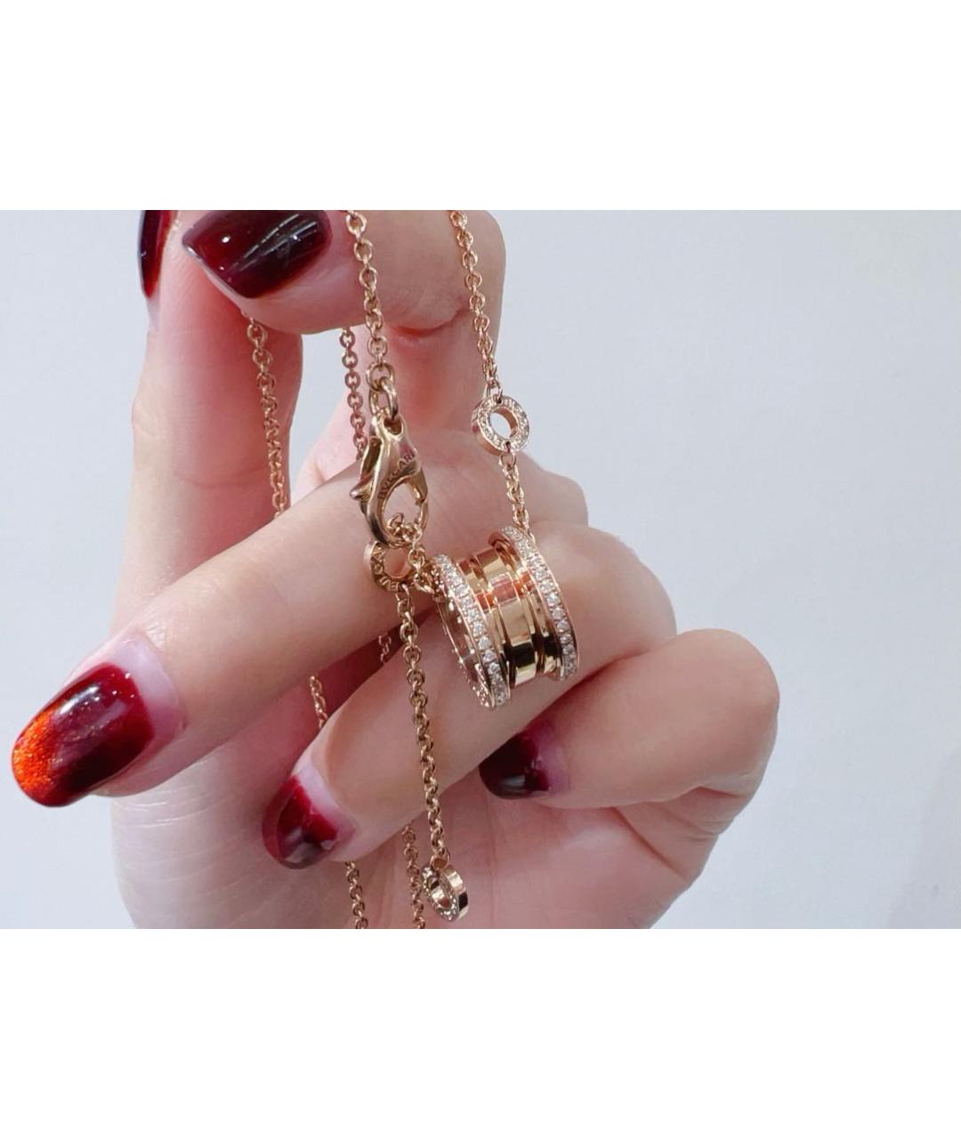 BVLGARI Розовое колье из розового золота, фото 3