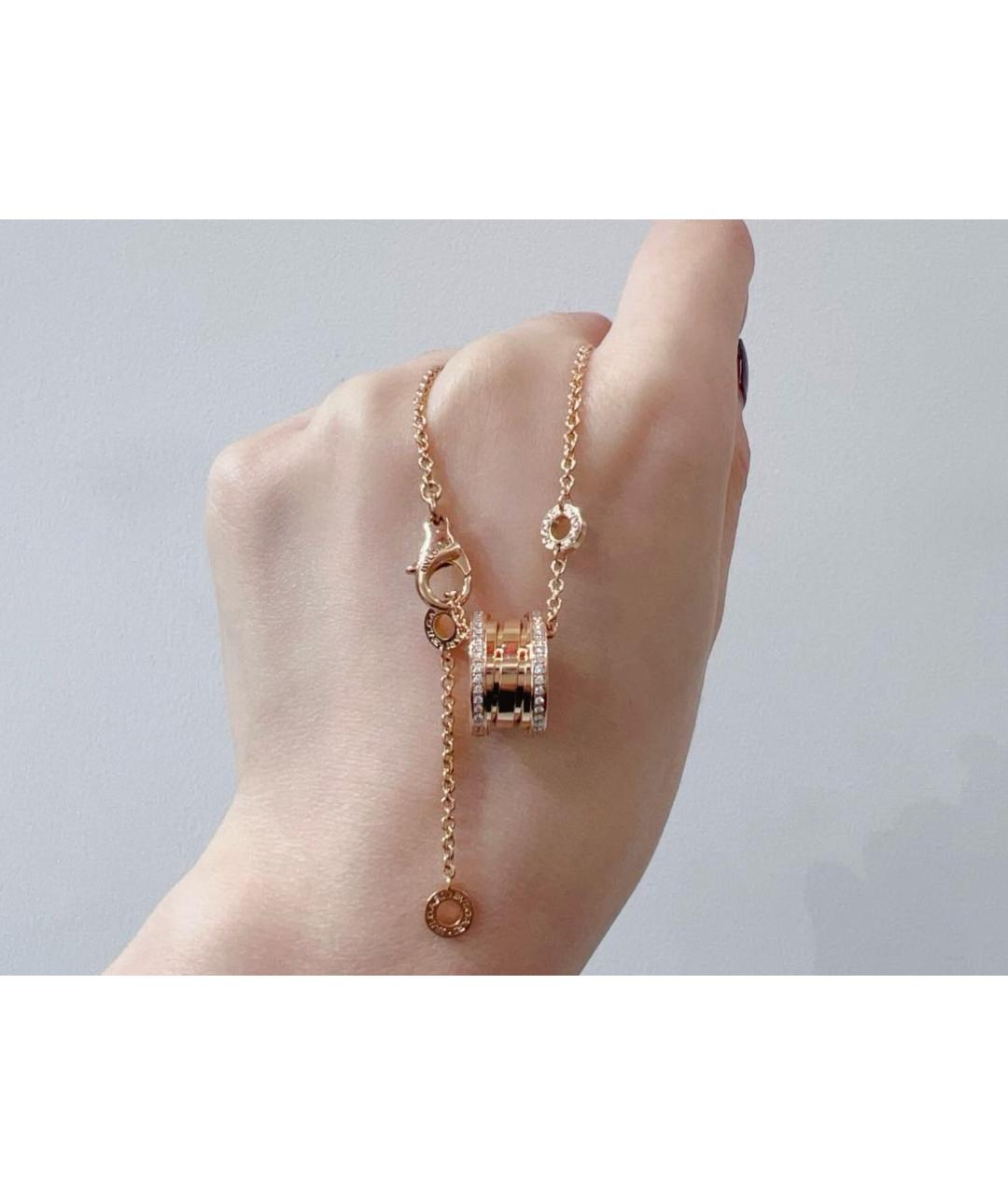 BVLGARI Розовое колье из розового золота, фото 2