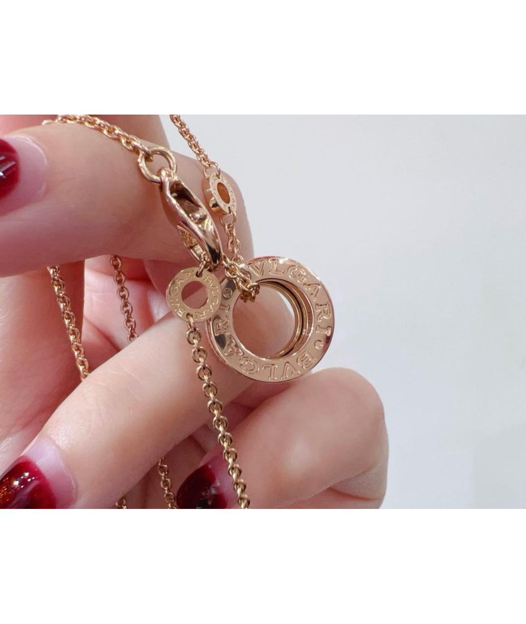 BVLGARI Розовое колье из розового золота, фото 5