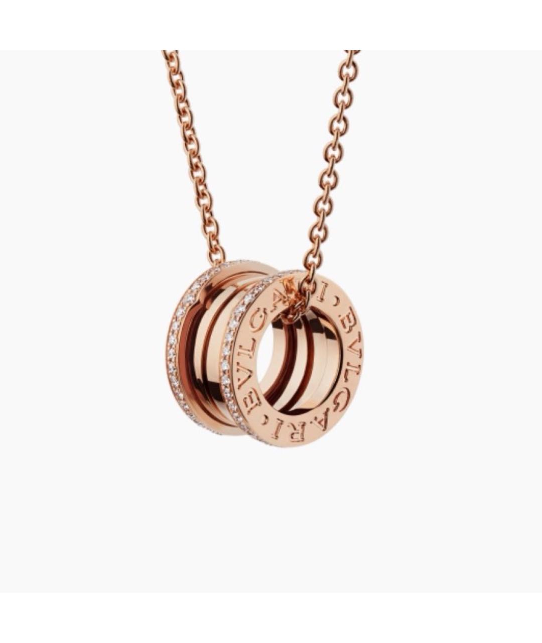 BVLGARI Розовое колье из розового золота, фото 7