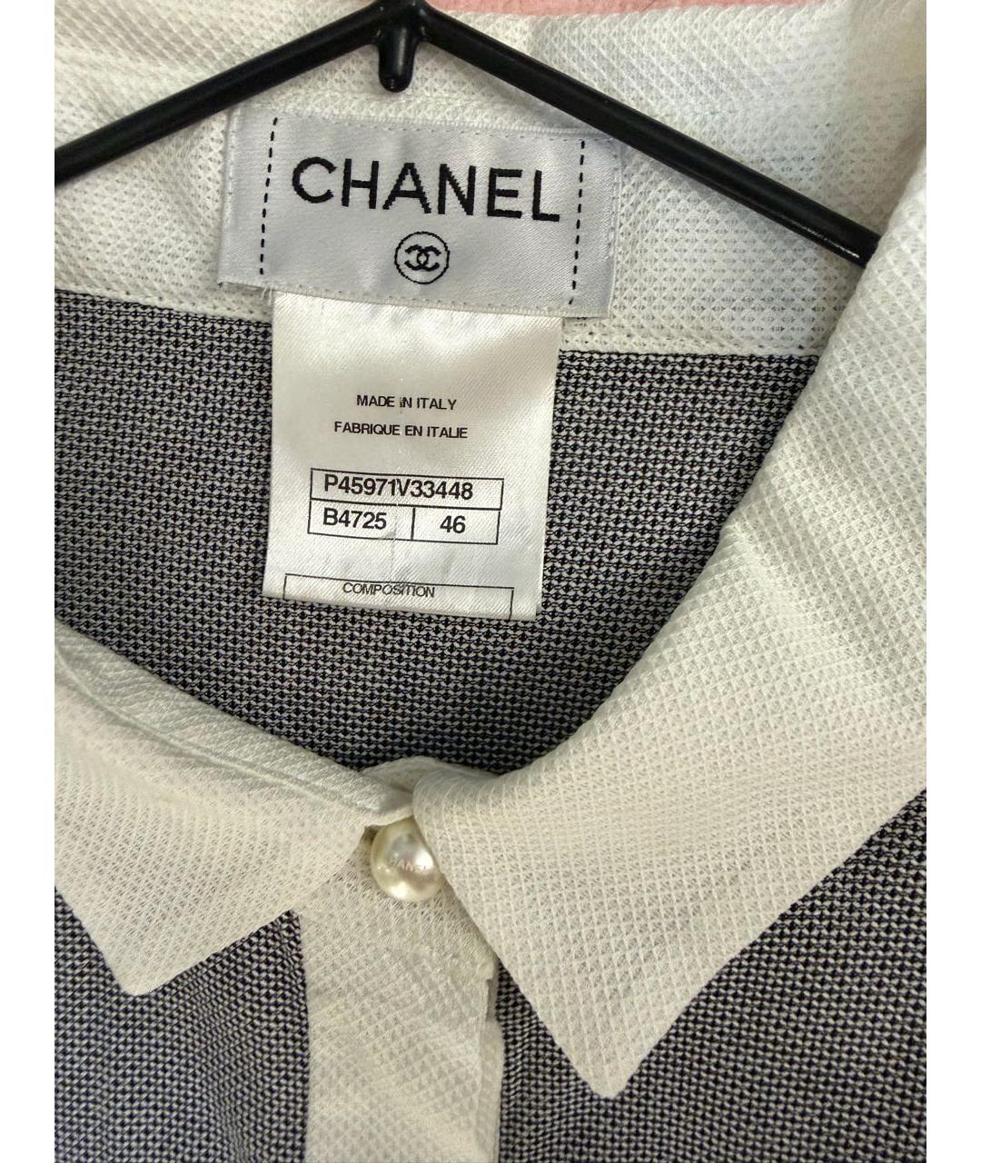 CHANEL Антрацитовая рубашка, фото 6