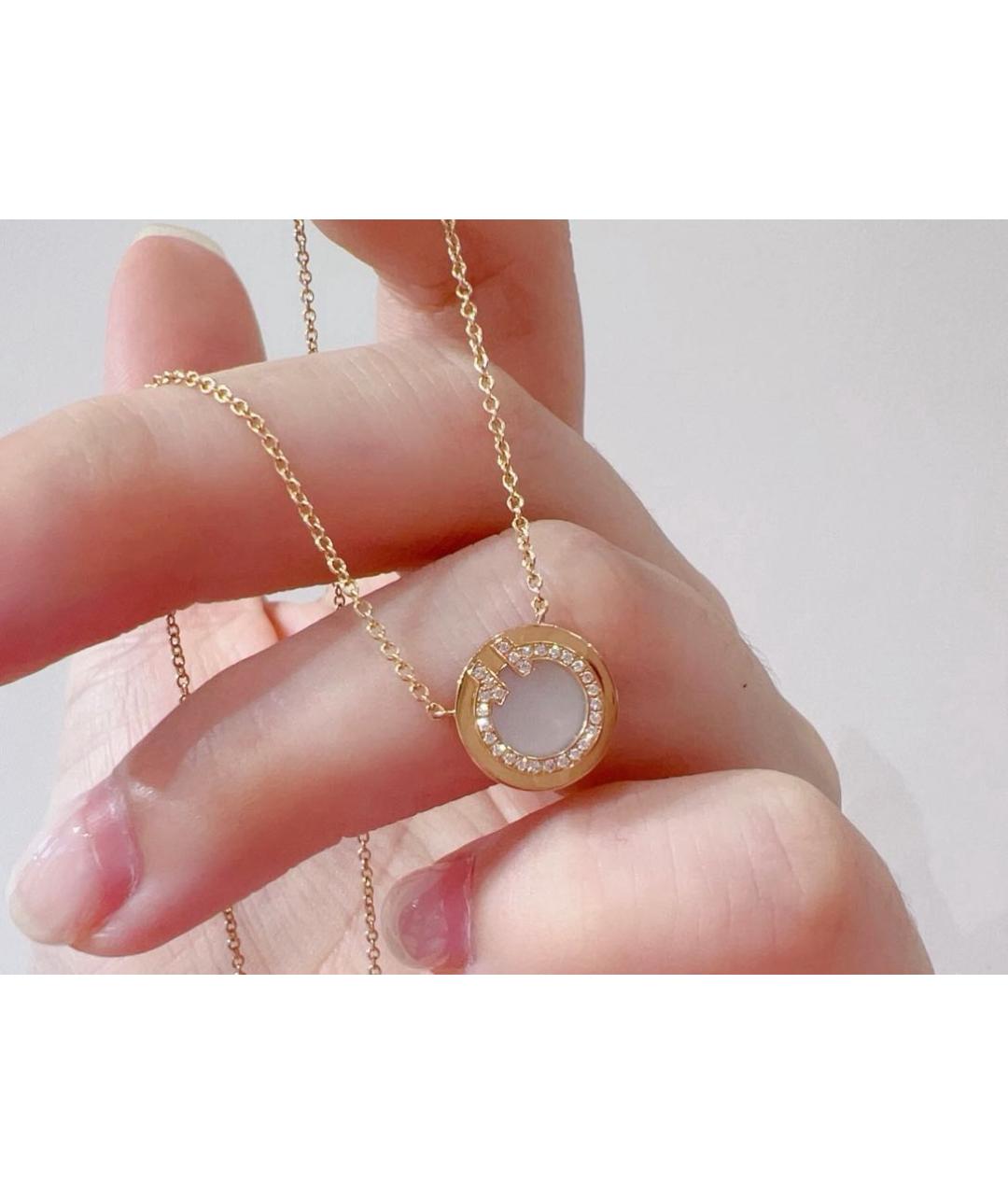 TIFFANY&CO Белое колье из розового золота, фото 4