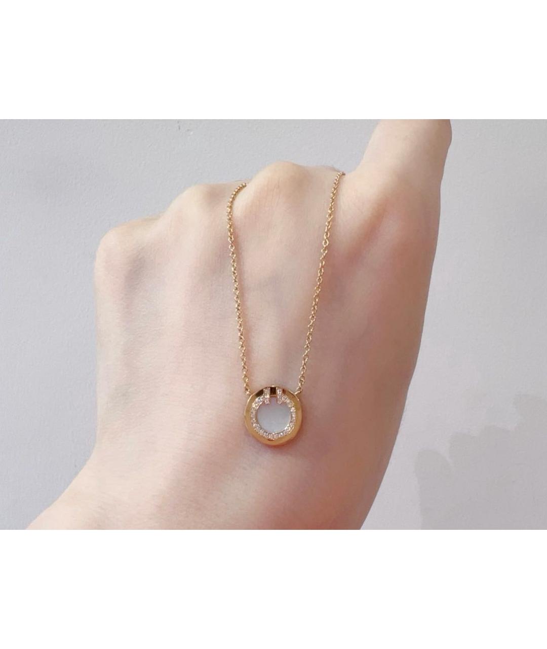 TIFFANY&CO Белое колье из розового золота, фото 2