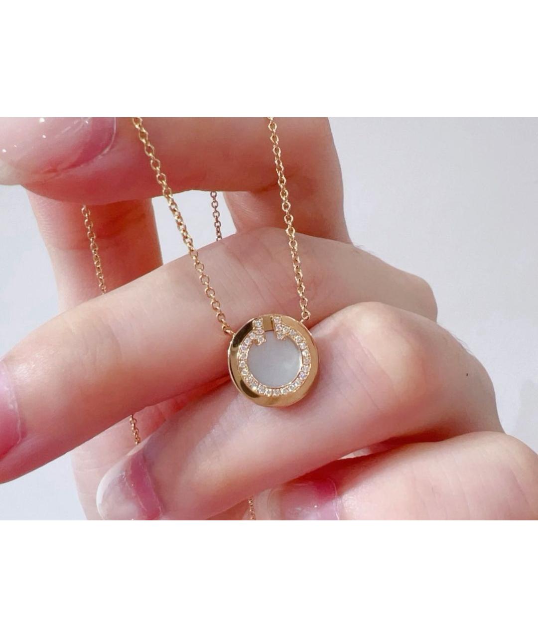 TIFFANY&CO Белое колье из розового золота, фото 3