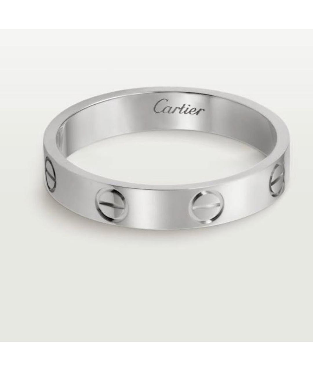 CARTIER Белое кольцо из белого золота, фото 7