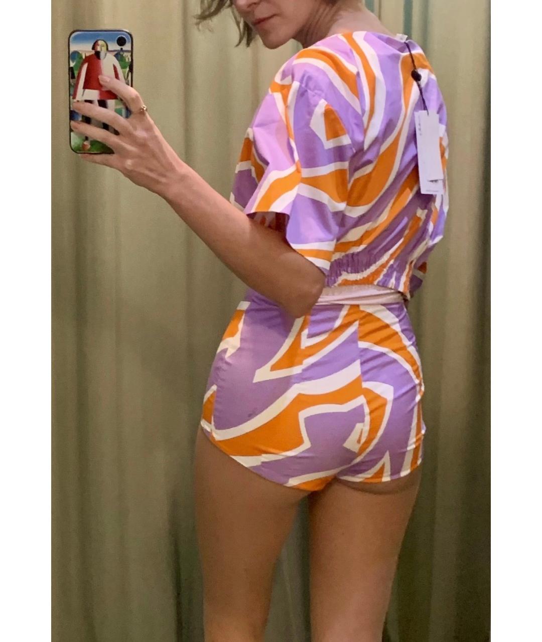 EMILIO PUCCI Мульти хлопковый комбинезон, фото 6