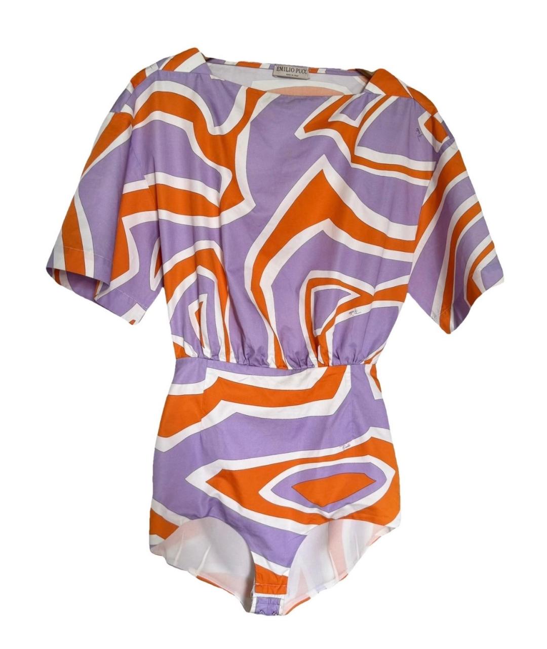 EMILIO PUCCI Мульти хлопковый комбинезон, фото 7