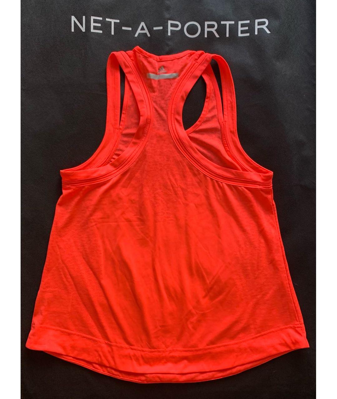 ADIDAS BY STELLA MCCARTNEY Коралловая полиэстеровая майка, фото 3
