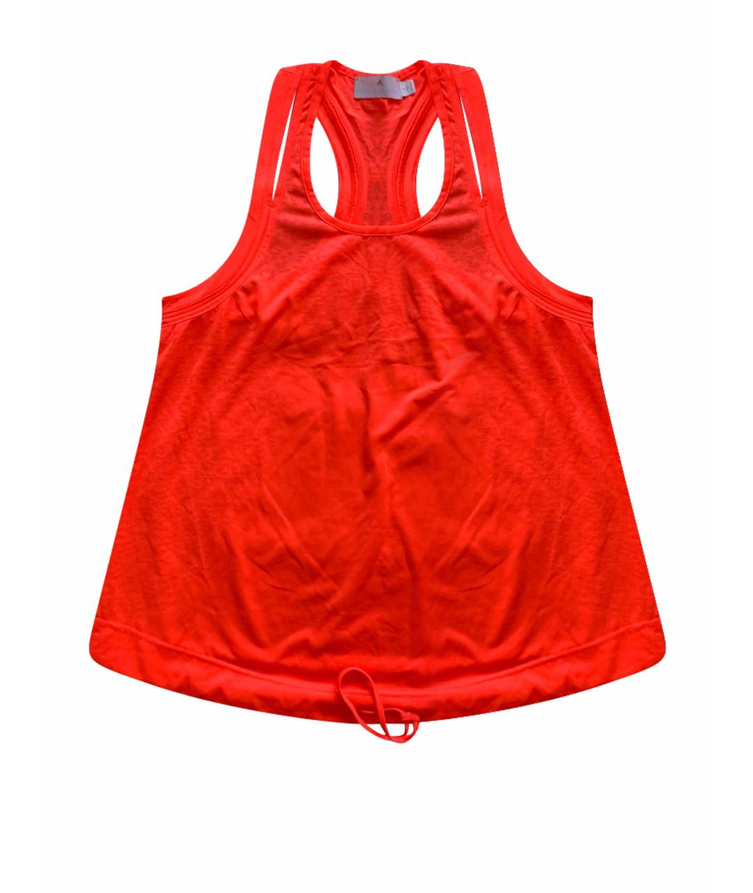 ADIDAS BY STELLA MCCARTNEY Коралловая полиэстеровая майка, фото 1