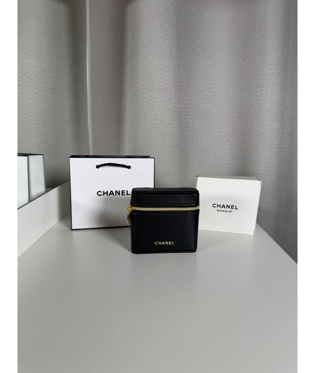 CHANEL Черная косметичка, фото 2