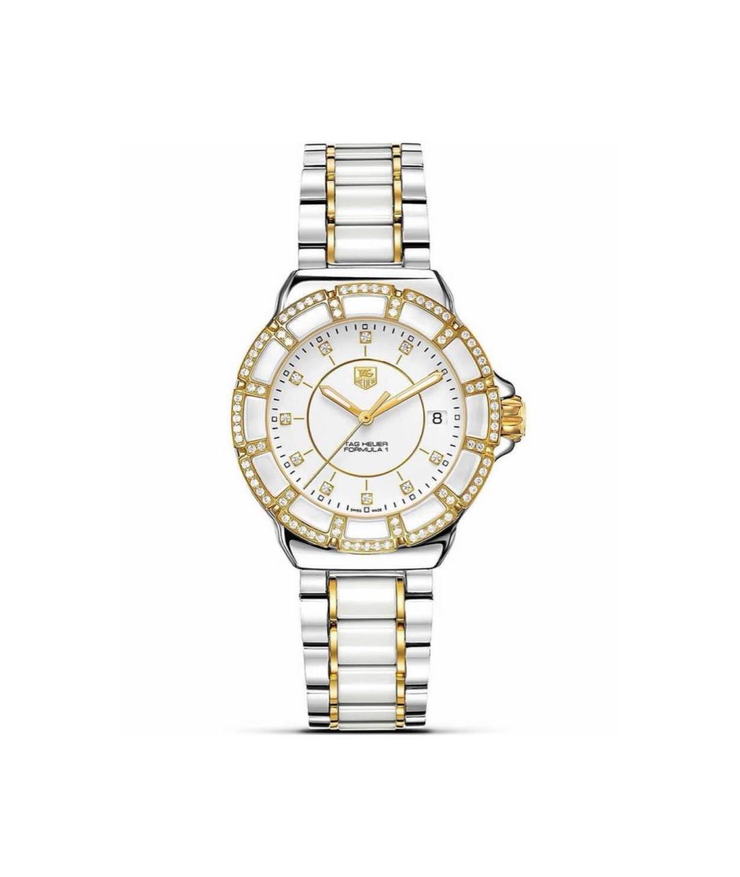 TAG HEUER Белые керамические часы, фото 3