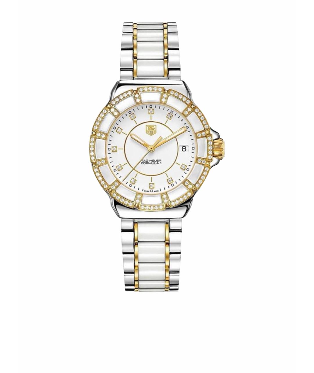 TAG HEUER Белые керамические часы, фото 1